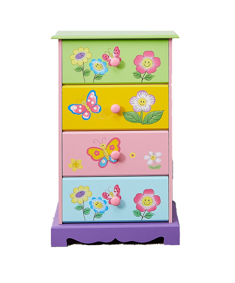 4 drawer Blue Kids Storage Organizer (2)