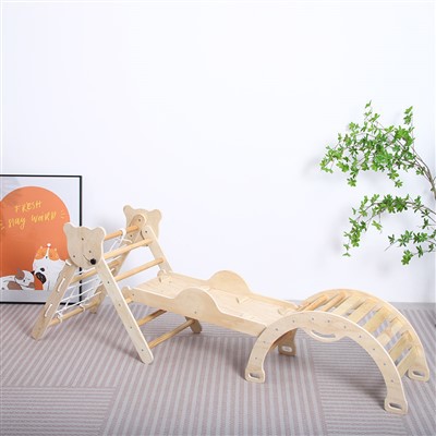 Medinis trikampio laipiojimo komplektas