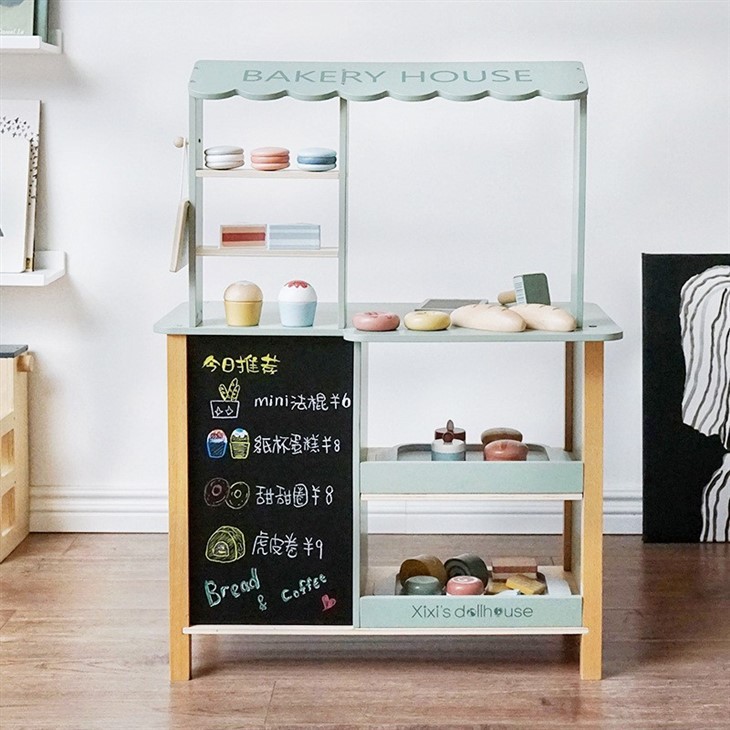 Wood Pretend Kitchen Set Toy